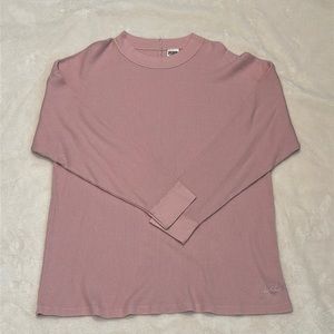 Pink Oversize Thermal L/S